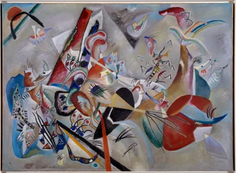No cinzento. Pintura de Wassily Kandinsky