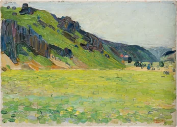 Kallmünz - Montanhas verde-claro