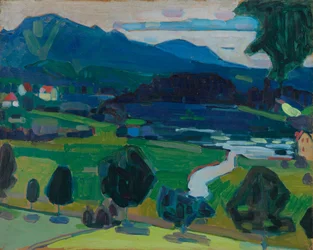 Murnau - Vista sobre o lago Staffelsee