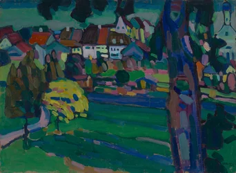 Murnau - Estudo para "Paisagem com tronco de árvore