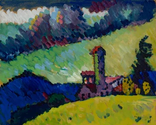 Murnau - Estudo para "Paisagem com Torre