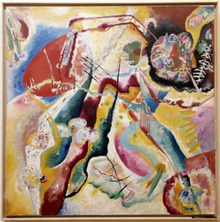 Pintura com mancha vermelha, 1914