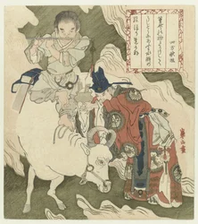 menino tocando flauta no os