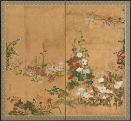 Flores, período Edo, início do meio do século XVIII.