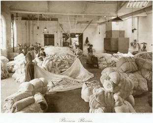 Brown Room, Thomas Adams Lace Factory, Stoney Street, Nottingham, Nottinghamshire, 1914