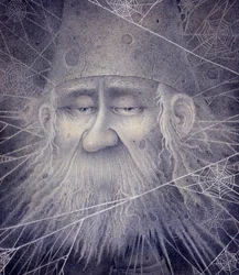 Merlin transformado em pedra, 2000 (técnica mista)