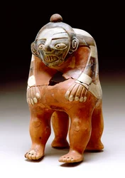 Urna de efígie humana, 600-900 (cerâmica)