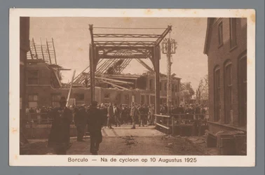Borculo -- Após o ciclone de 10 de Agosto de 1925