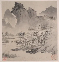 Oito canções dos rios Xiao e Xiang.