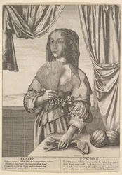 Aestas - verão Estações de três quartos, 1641.