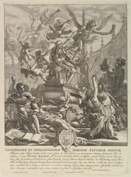 Alegoria sobre a morte do conde de Arundel, ca. 1646