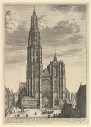 Catedral de Antuérpia Prospectvs Catedral de Tvrris, 1625-77.