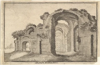 Banhos de Diocleciano, Roma, século XVII.