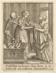 Noiva, da Dança da Morte, 1651.