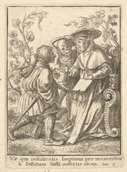 Cardeal, da Dança da Morte, 1651.