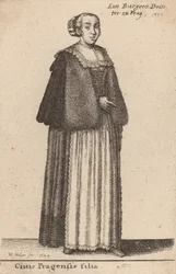 Ciuis Pragensis Filia, 1643.