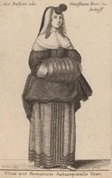 Ciuis aut Mercatoris Antuerpiensis Vxor, 1650.