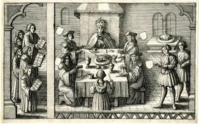 Jantar aquando da investidura de Fernando I na Jarreteira