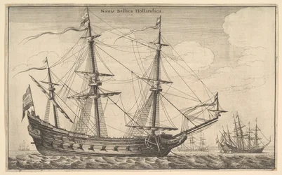 Navio de guerra holandês, 1647.