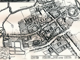Plano Hollars de Oxford, c1643