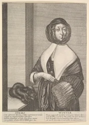 Hyems - Inverno Estações de três quartos, 1641.