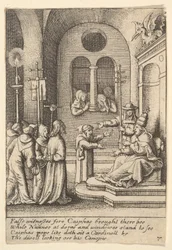 Jesus novamente antes de Caifás, 1625-77.