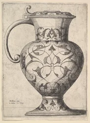 Jarro decorado com arabescos, 1645.