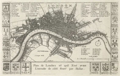 Londres, antes do fogo em 1666