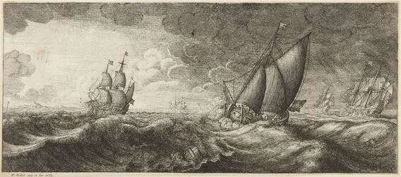 Marinha em tempestade