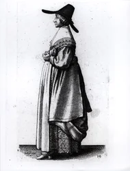 Esposa do comerciante, 1640