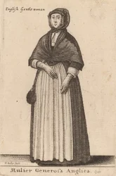 Mulier Generosa Anglica, 1643.