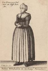 Mulier Westphalica ex Archiep Monasteri, 1643.