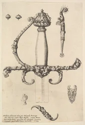 Punho de espada ornamental, 1642.