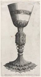 O Grande Cálice ornamentado com figuras