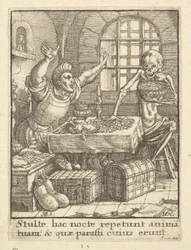 O Miser, da Dança da Morte, 1651.