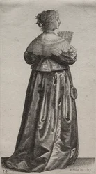 Os vários hábitos das mulheres inglesas, da nobreza às mulheres do campo ..., 1639.