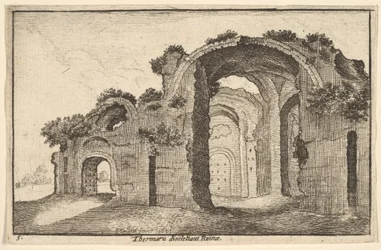 Thermaru diocletiani ruínas dos banhos de Diocleciano, 1651.