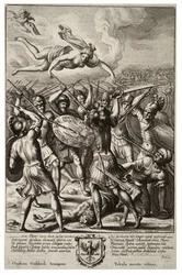Vénus protegendo Enéas. Estado 2