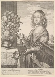 Ver - Primavera Estações de três quartos, 1641.