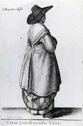 Esposa de um cidadão de Londres, 1643