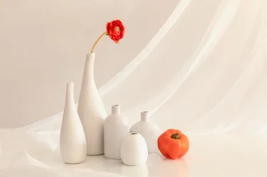 Natureza morta elegante com flores