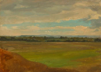 Paisagem ampla, estudo