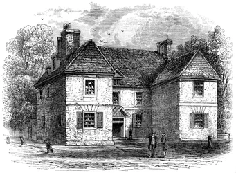 William Penns House, Filadélfia, Pensilvânia, final do século XVII-início do século XVIII c1880