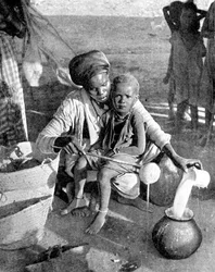 Recolhendo mirra e incenso, Somália, África, 1936.
