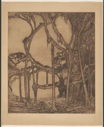 De oude waringin (título original sobre o objecto)
