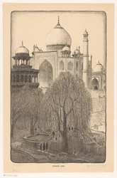 Taj Mahal, Agra (título original sobre o objecto)