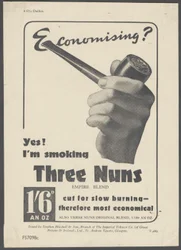 Three Nuns Pipe Tobacco, c.1930s