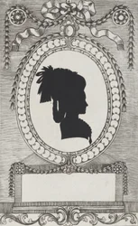 Silhueta da Condessa Lodroni, 1784-1834.