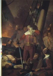 Christian IV em "A Trindade" na Batalha de Koldberger Heide 1644
