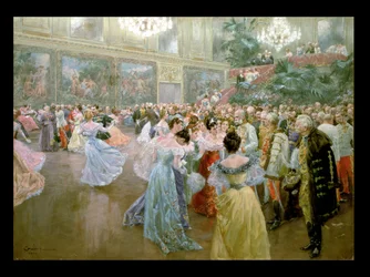 Baile da corte no Hofburg, 1900